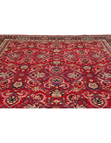 Rug Mashad Persia brown yellow 298x393