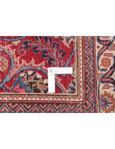 Rug Mashad Persia brown yellow 298x393