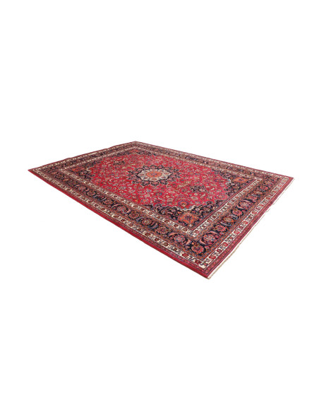 Rug Mashad Persia brown blue 248x340