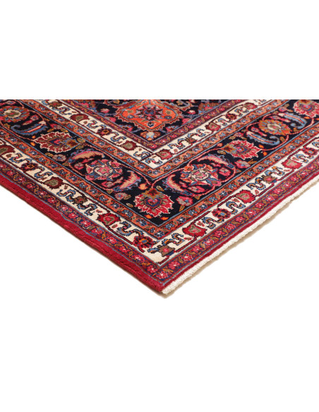 Rug Mashad Persia brown blue 248x340