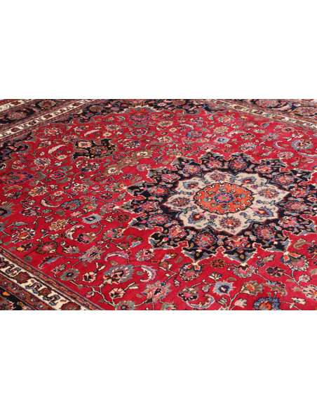 Rug Mashad Persia brown blue 248x340
