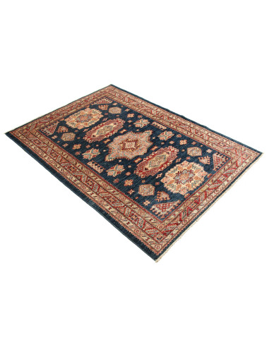 Kazak Fine 124x175 Cm Kazak Fine, Pakistan, Hand-carded Wool