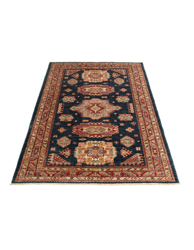 Kazak Fine 124x175 Cm Kazak Fine, Pakistan, Hand-carded Wool