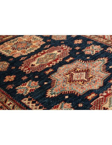 Kazak Fine 124x175 Cm Kazak Fine, Pakistan, Hand-carded Wool