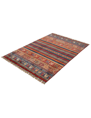 Rug Samarkand Pakistan brown grey 125x170