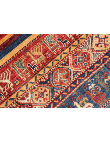 Rug Samarkand Pakistan brown grey 125x170