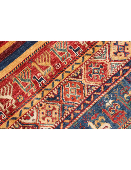 Rug Samarkand Pakistan brown grey 125x170