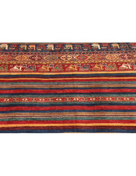 Rug Samarkand Pakistan brown grey 125x170