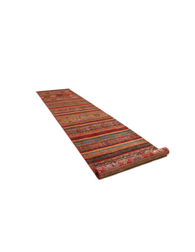 Tappeto Samarkand Pakistan 95x469 Rosso Terraco
