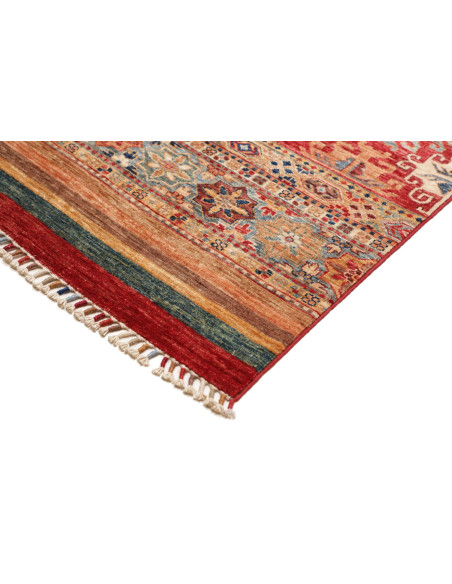 Tappeto Samarkand Pakistan 95x469 Rosso Terraco