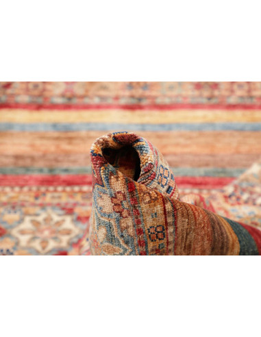 Tappeto Samarkand Pakistan 95x469 Rosso Terraco