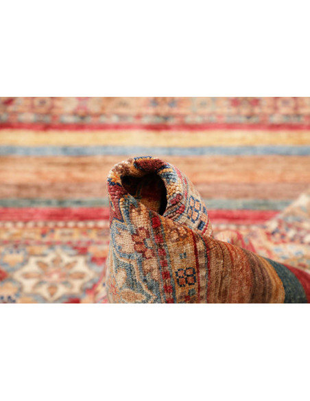 Tappeto Samarkand Pakistan 95x469 Rosso Terraco