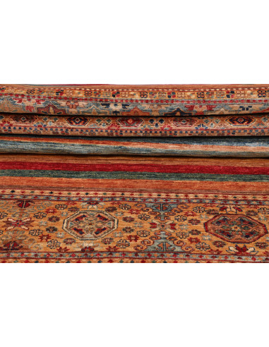 Tappeto Samarkand Pakistan 95x469 Rosso Terraco