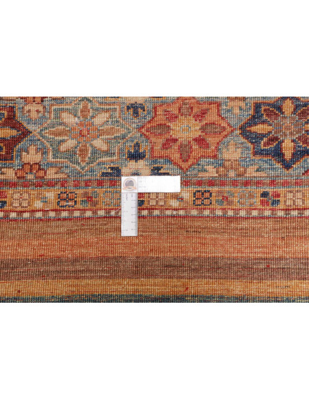 Tappeto Samarkand Pakistan 95x469 Rosso Terraco