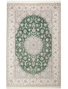 Nain 9la 202x308 Cm Nain 9la, Persia, Hand-carded Wool And