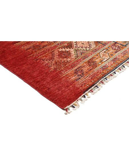 Rug Siva Pakistan 240x306 Red Blue
