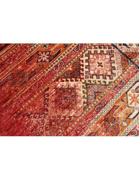 Rug Siva Pakistan 240x306 Red Blue