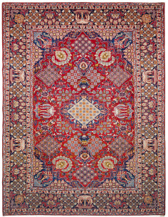Rug Nadjafabad Persia brown grey 298x403