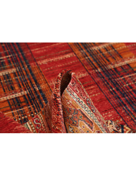Rug Siva Pakistan 240x306 Red Blue