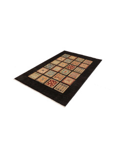 Rug Bakhtiyar Pakistan 123x186 Dark Brown Beige 2