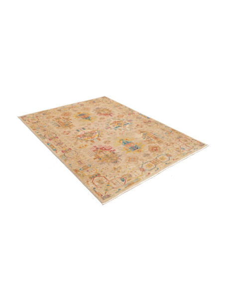 Tappeto Tribal Pakistan 150x194 Beige Ocra