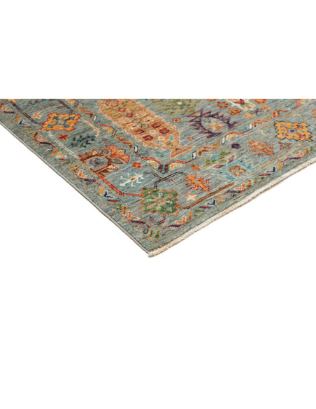 Tappeto Tribal Pakistan 123x187 Azzurro Petroli