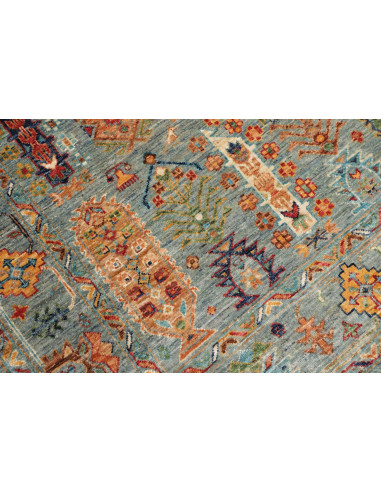 Rug Tribal Pakistan 123x187 Muted Teal Blue Mul