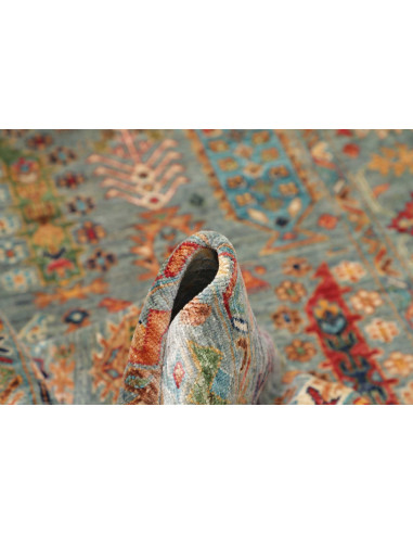 Rug Tribal Pakistan 123x187 Muted Teal Blue Mul