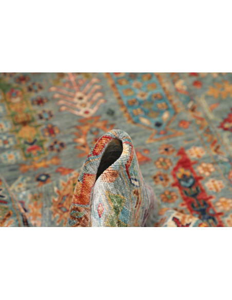 Tappeto Tribal Pakistan 123x187 Azzurro Petroli