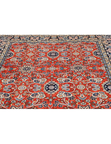 Tappeto Kashan Persia beige grigio 200x303