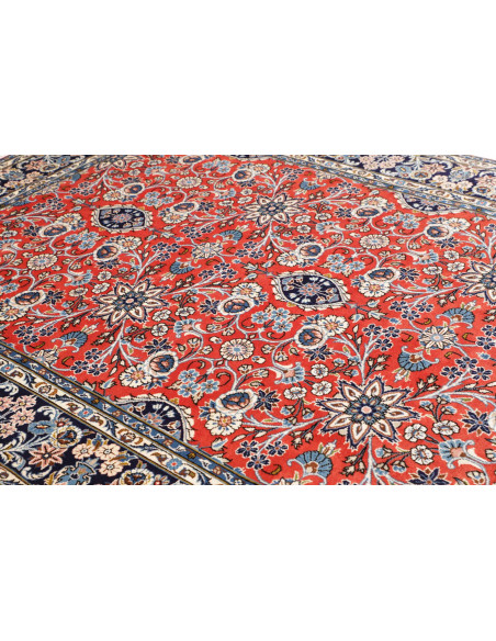 Tappeto Kashan Persia beige grigio 198x292