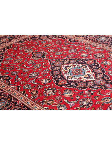 Rug Ardakan Persia red blue 202x294