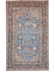 Tappeto Kashan Persia azzurro grigio 205x333
