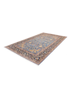 Tappeto Kashan Persia azzurro grigio 205x333 2