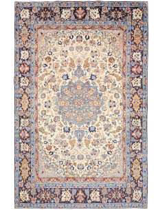 Tappeto Nadjafabad Persia beige grigio 200x313