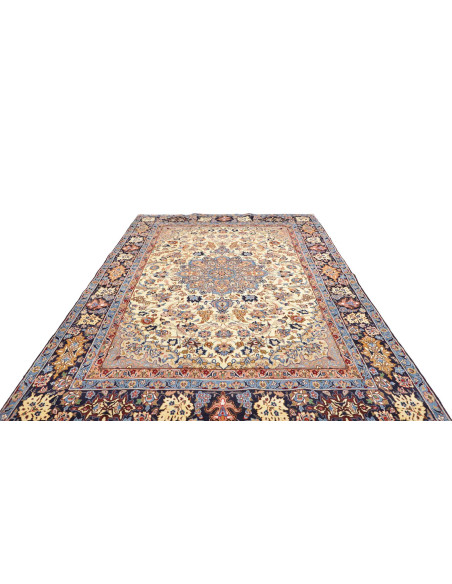 Tappeto Nadjafabad Persia beige grigio 200x313