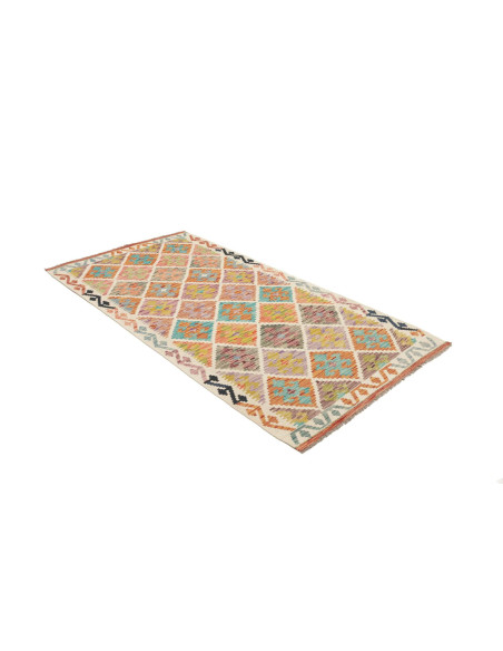 Kilim 99x199 Cm Kilim Afghanistan Lana Cardata A Mano