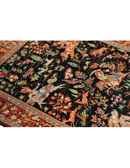 Ghom Seta 78x117 Cm Ghom Seta, Persia. 100% Seta,