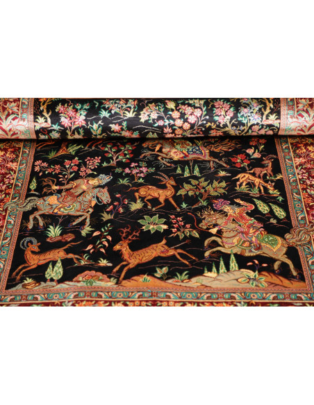 Ghom Seta 78x117 Cm Ghom Seta, Persia. 100% Seta,