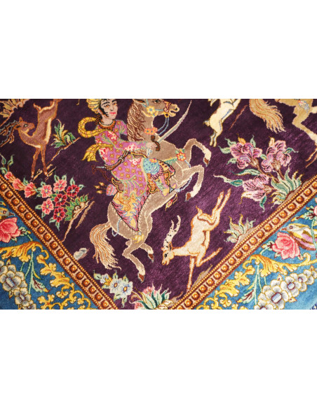 Ghom Seta 78x120 Cm Ghom Seta, Persia, 100% Seta (trama: