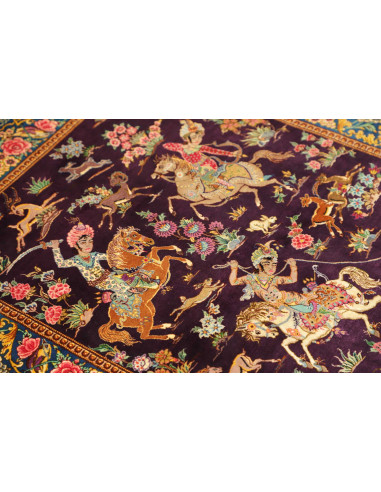 Ghom Silk 78x120 Cm Ghom Silk, Persia, 100% Silk (warp: