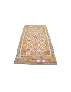 Kilim 102x204 Cm Kilim, Afghanistan, Lana Cardata A Mano, 2