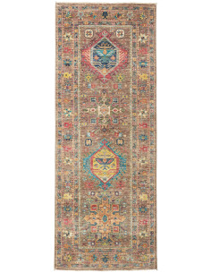 Tappeto Tribal Pakistan 78x203 Marrone Terroso
