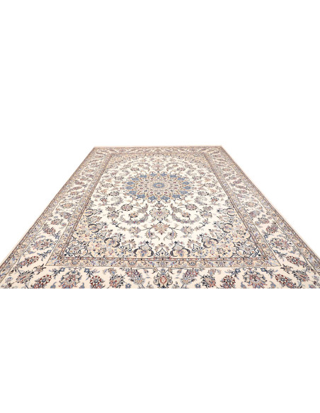 Tappeto Nain Kashmar Persia bianco 255x365