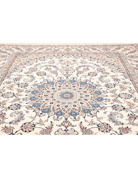 Tappeto Nain Kashmar Persia bianco 255x365