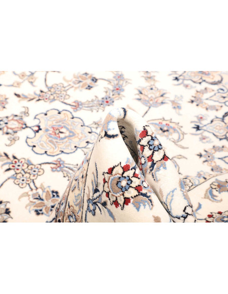 Tappeto Nain Kashmar Persia bianco 255x365