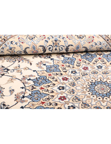 Tappeto Nain Kashmar Persia bianco 255x365