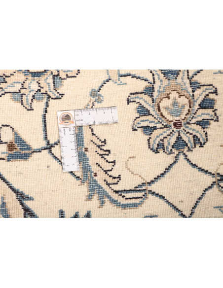 Tappeto Nain Kashmar Persia bianco 255x365