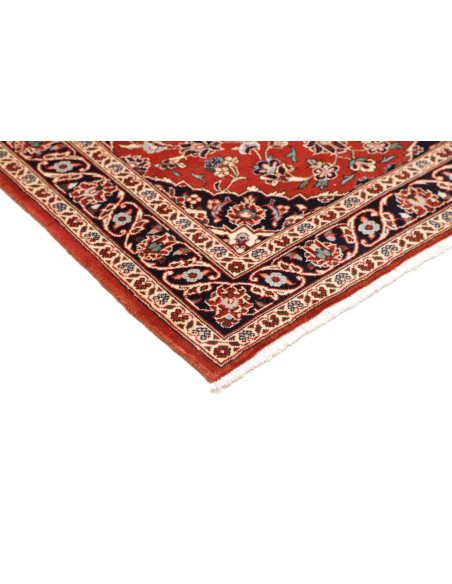 Rug Kashan Fine Persia brown yellow 100x148