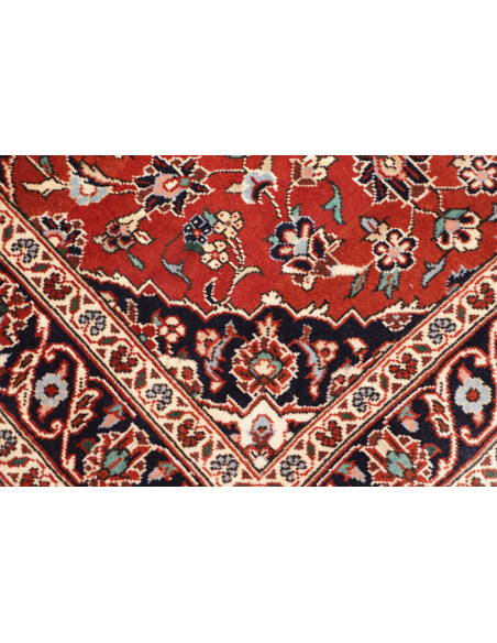 Rug Kashan Fine Persia brown yellow 100x148